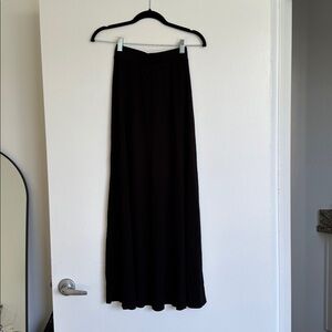 Elegant Black Maxi Skirt